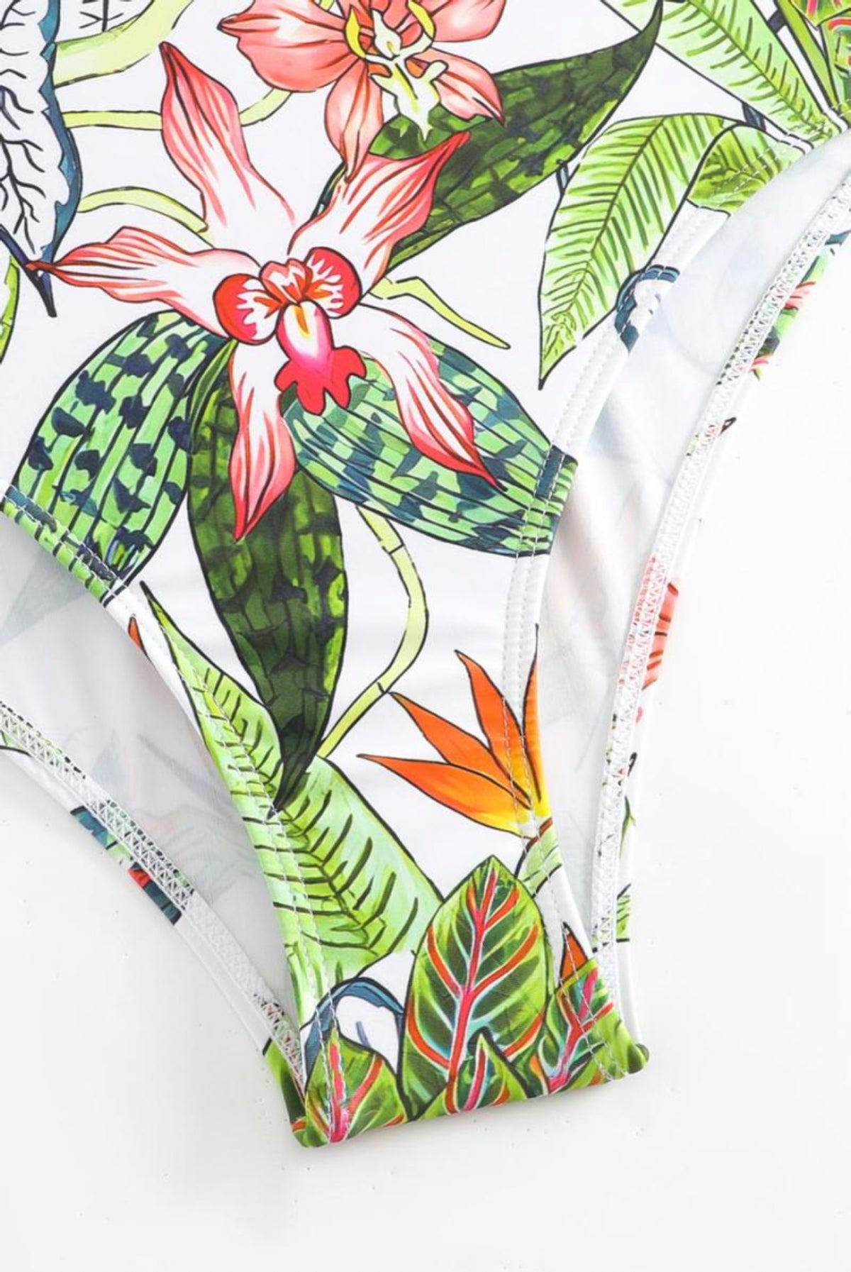 Parrot In Paradise One Piece Swimsuit + Sarong Set