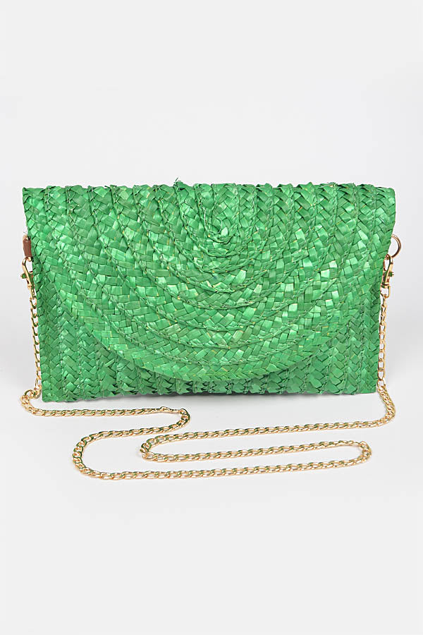 Straw Fashion Clutch