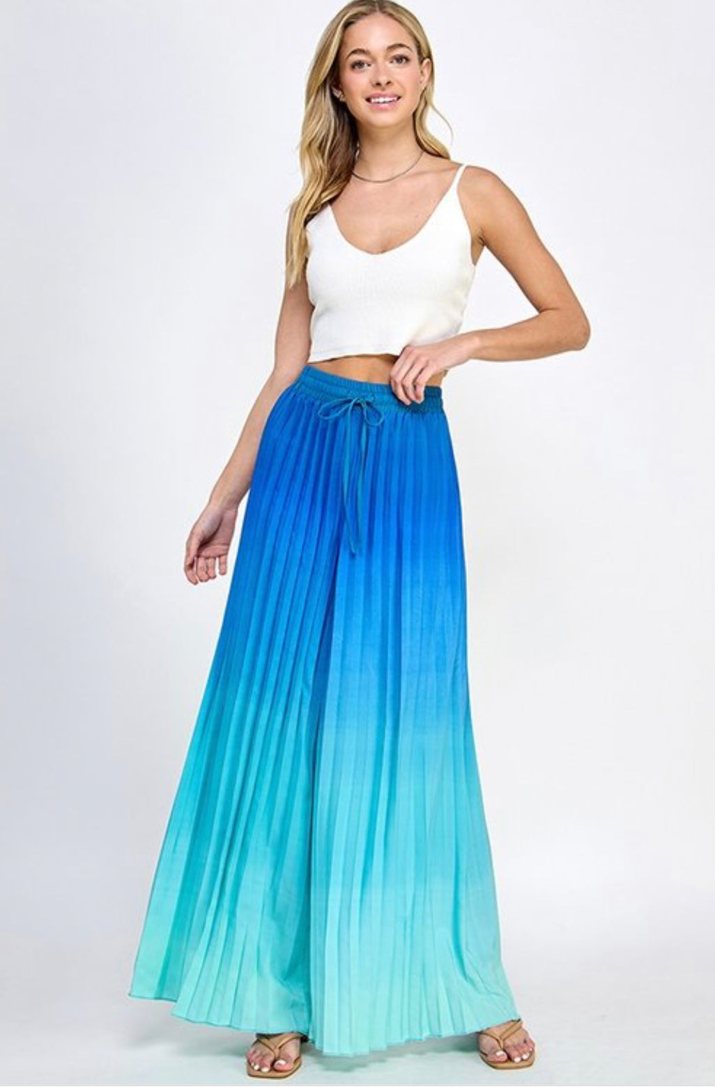 Sea Breeze Ombre Wide Legged Pants