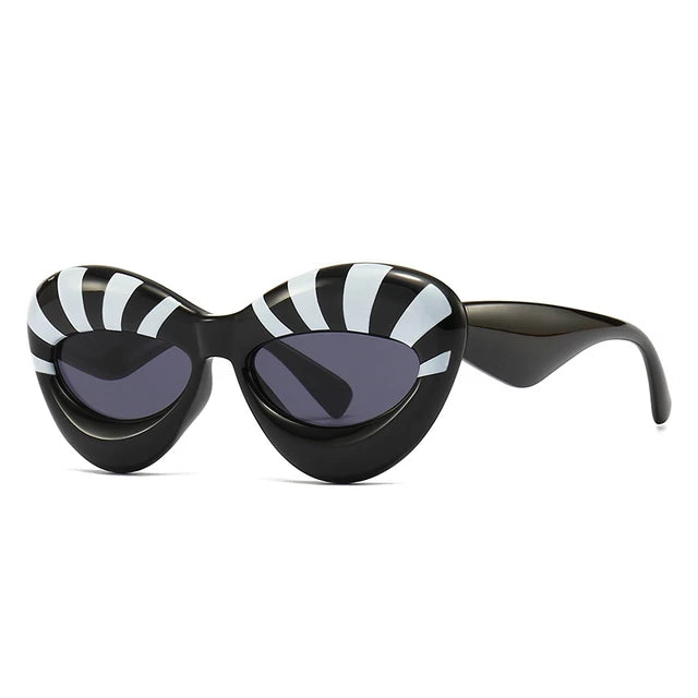 Winning season Striped Sunglasses