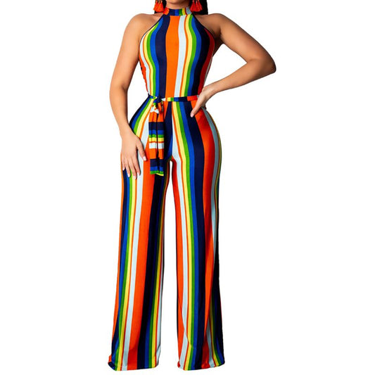 Candy Striped Jumpsuit