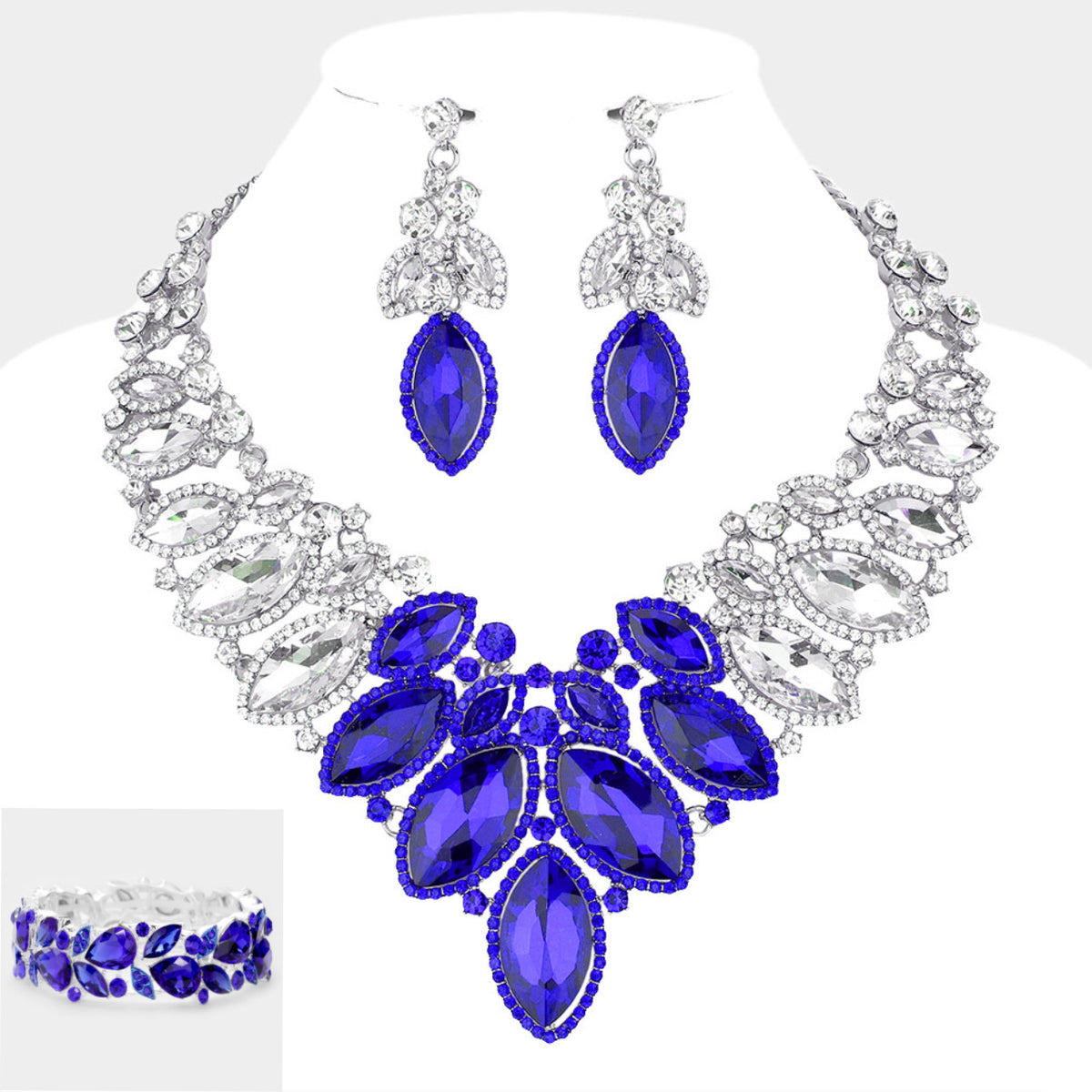 Royalty Necklace Set (3Pc Set)