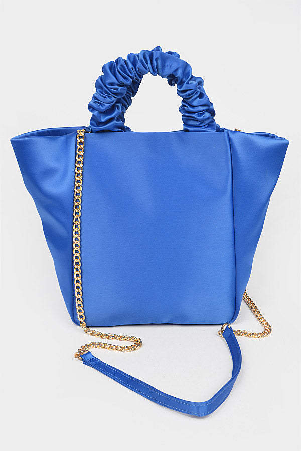 Satin Tote Handbag