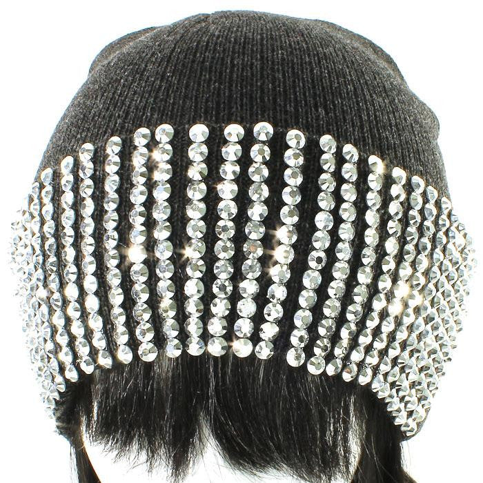 Rhinestone  Beanie Caps