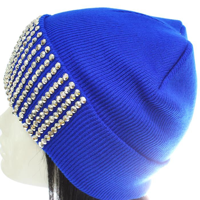 Rhinestone  Beanie Caps