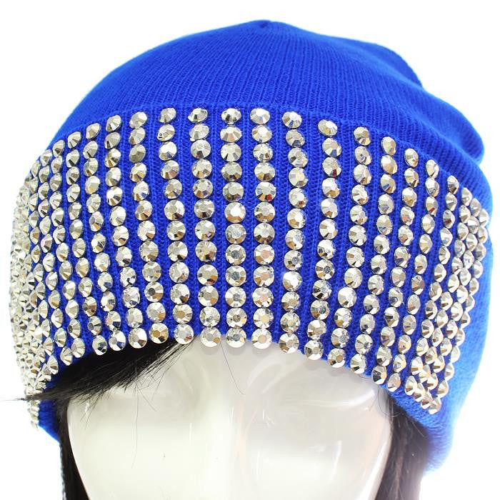 Rhinestone  Beanie Caps