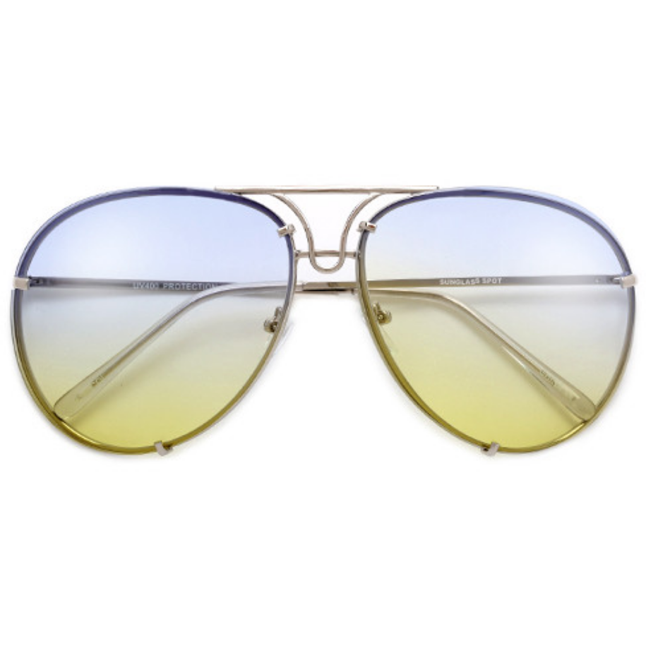 OVERSIZED AVIATOR SUNGLASSES, RETRO SUNGLASSES