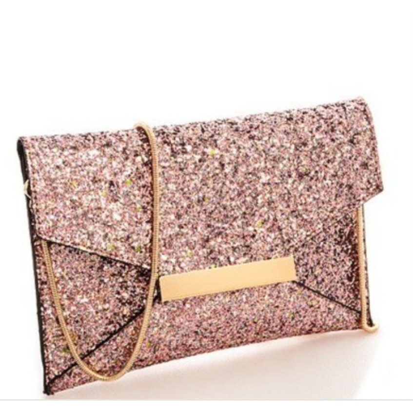 Sparkling Envelope Clutch