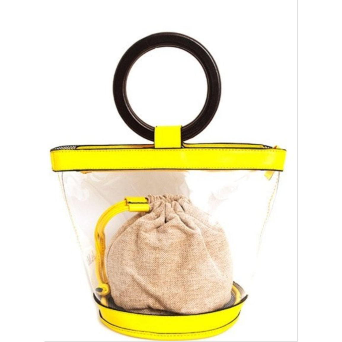 Transparent  O Ring Tote Bag