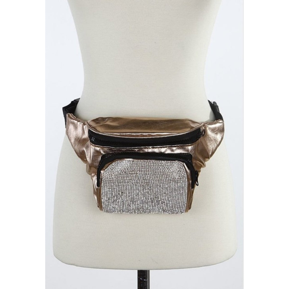 Rhinestone Embellished Fanny Pack