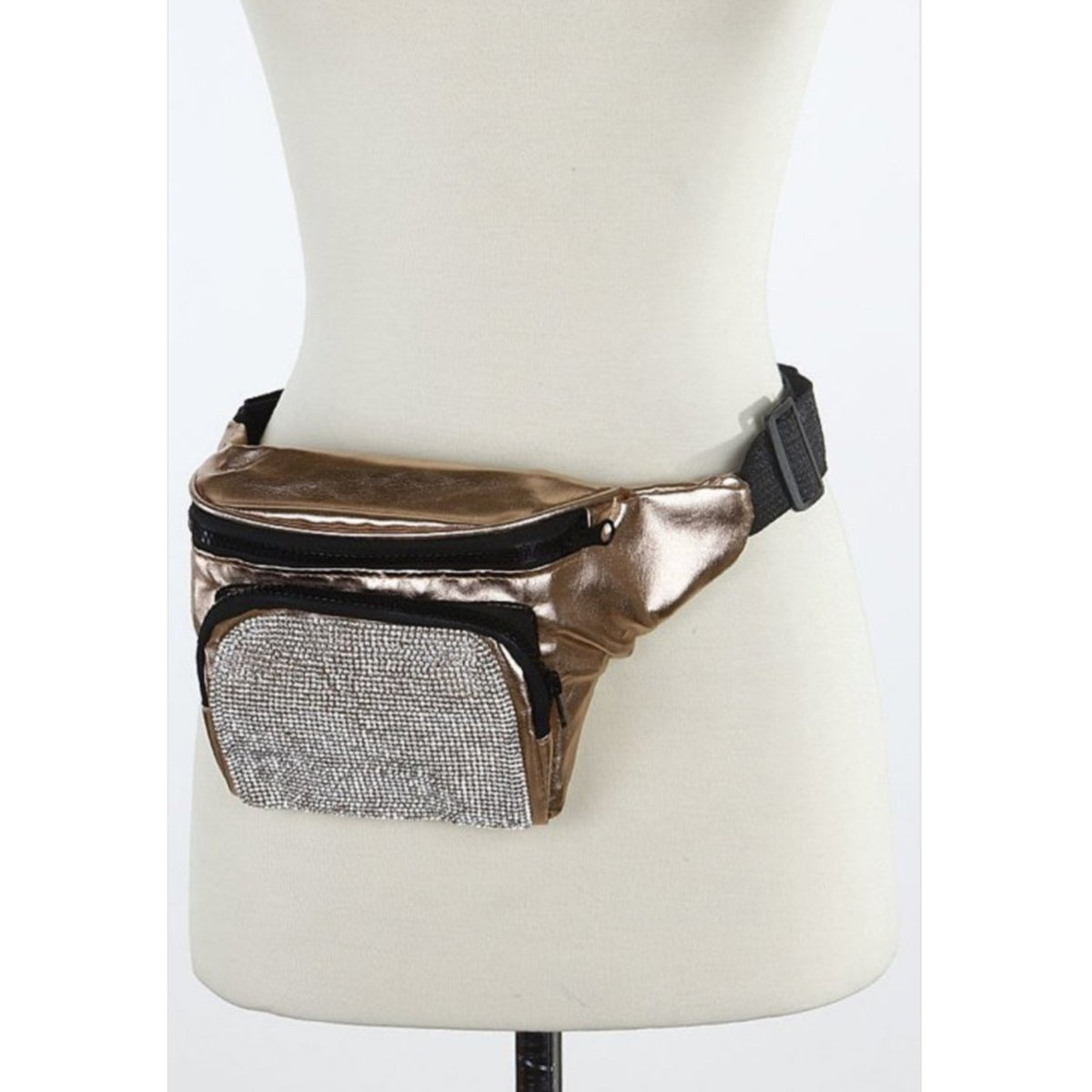 Rhinestone Embellished Fanny Pack