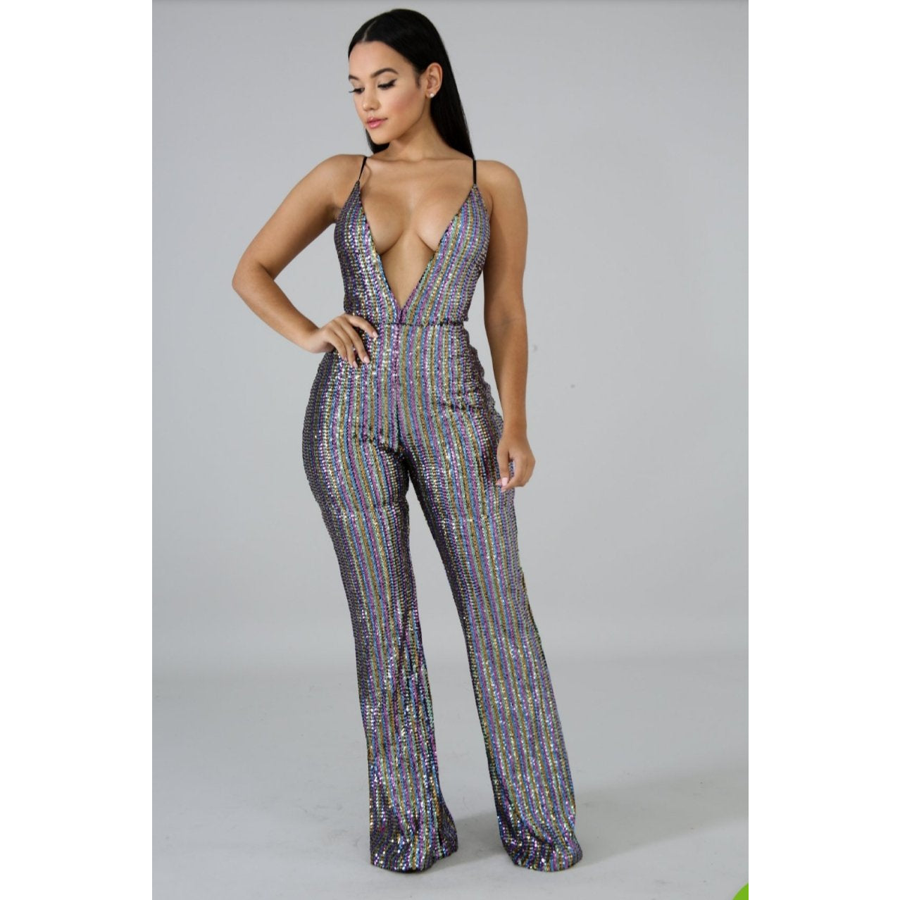 Glamour Girl Sequin Jumpsuit