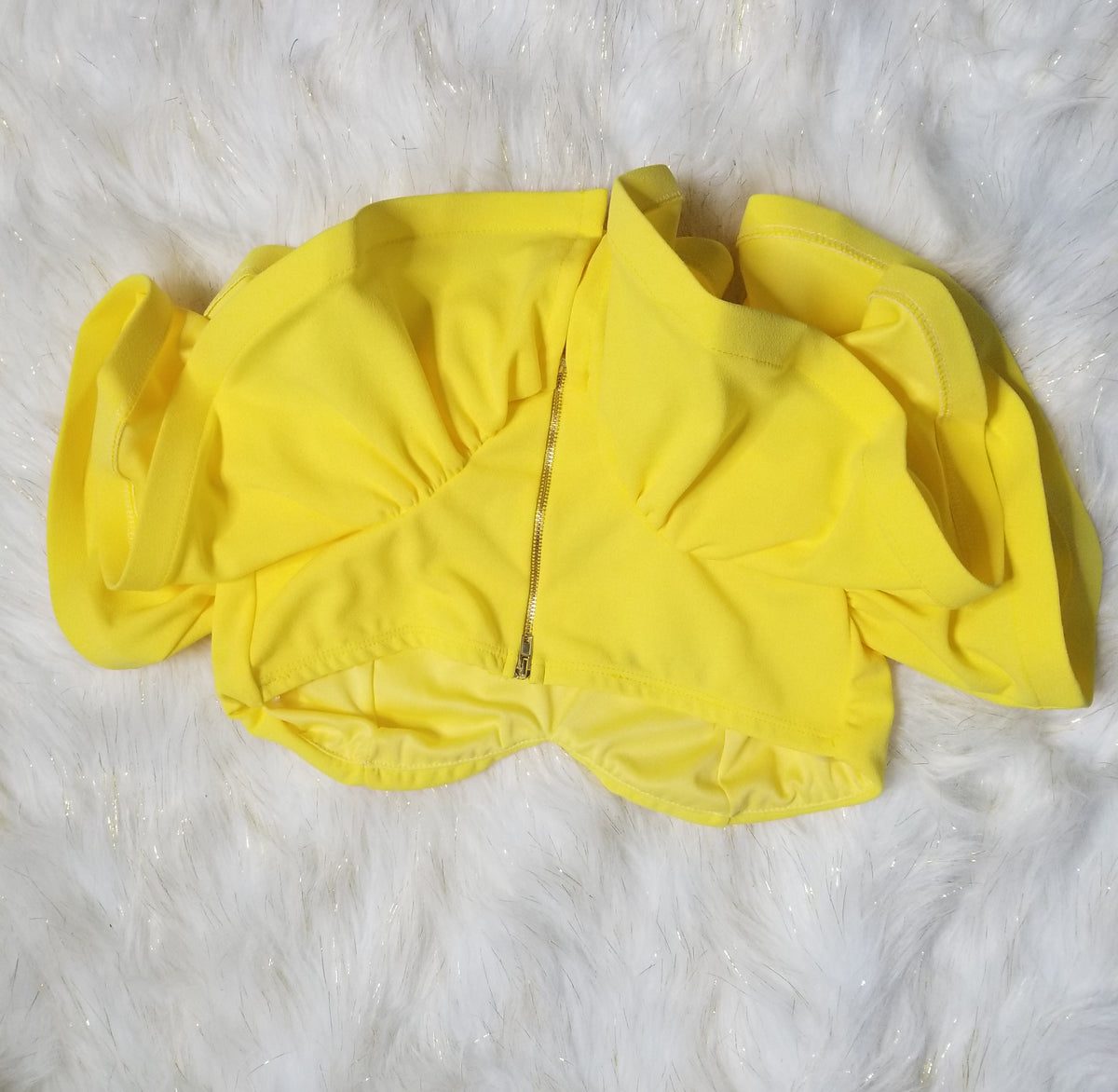 Tulip Ruffle Crop Top