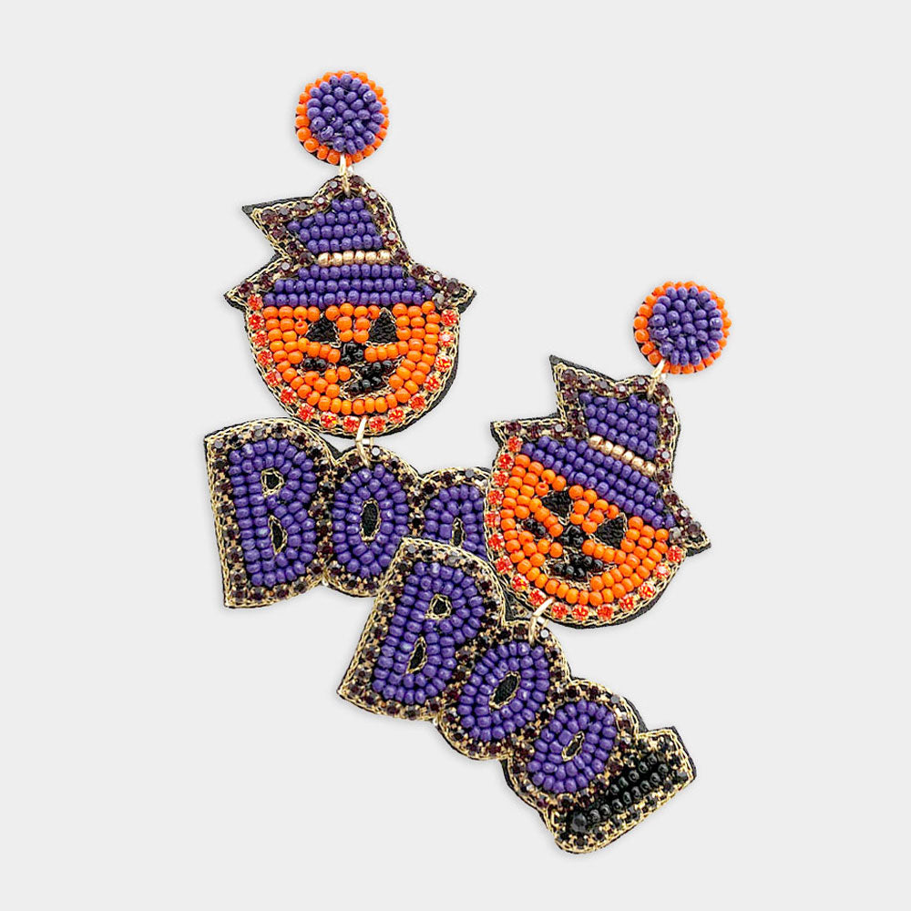 Halloween Boo Earrings