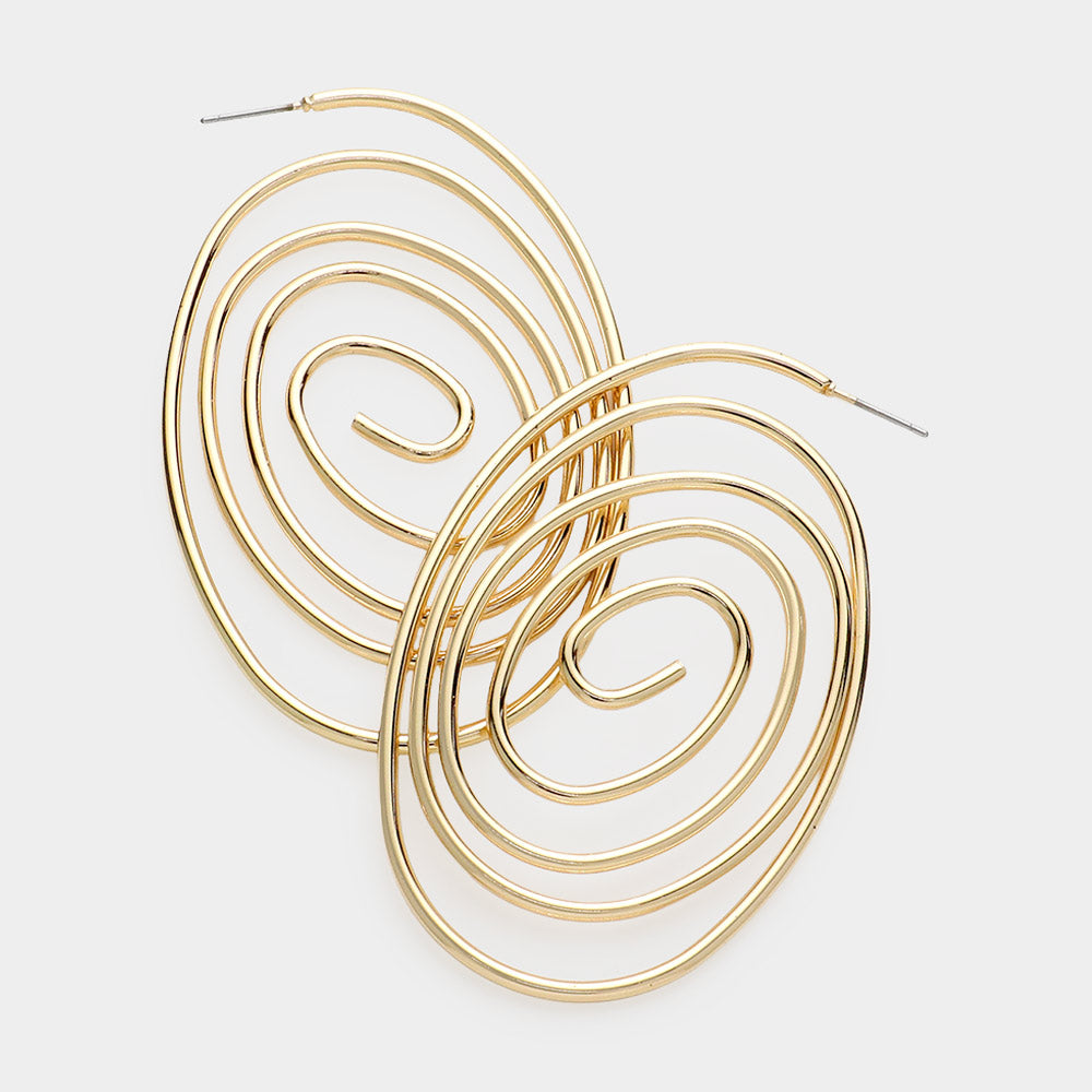 Stacy Swirl Earrings