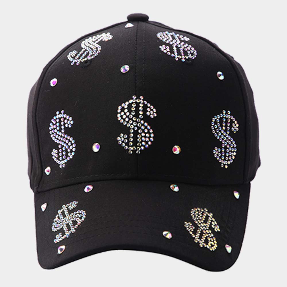 Money Talks Rhinestone Hat