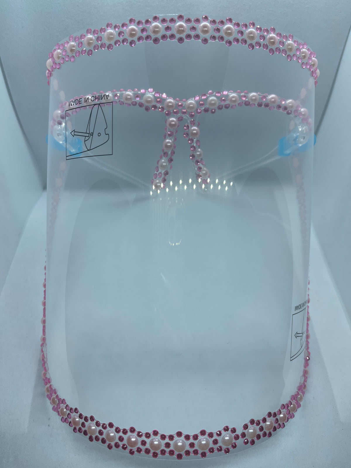 Pearl Bling Face Shield