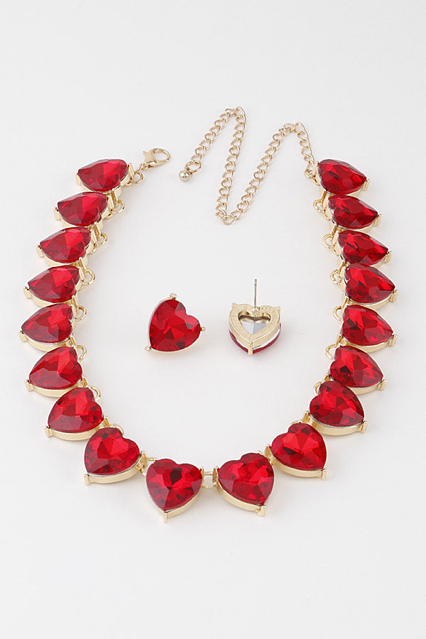Sweet Kiss Necklace & Bracelet Set