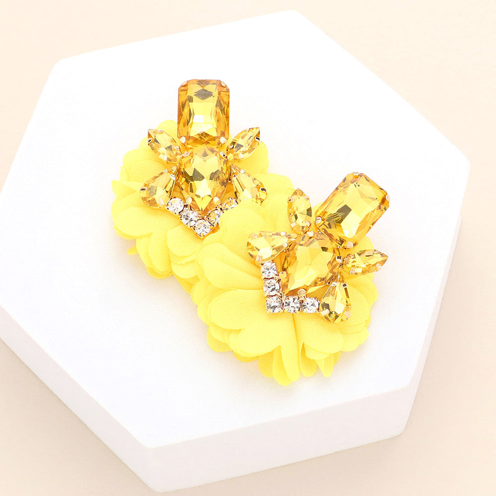 Floral Fashion Stud Earrings