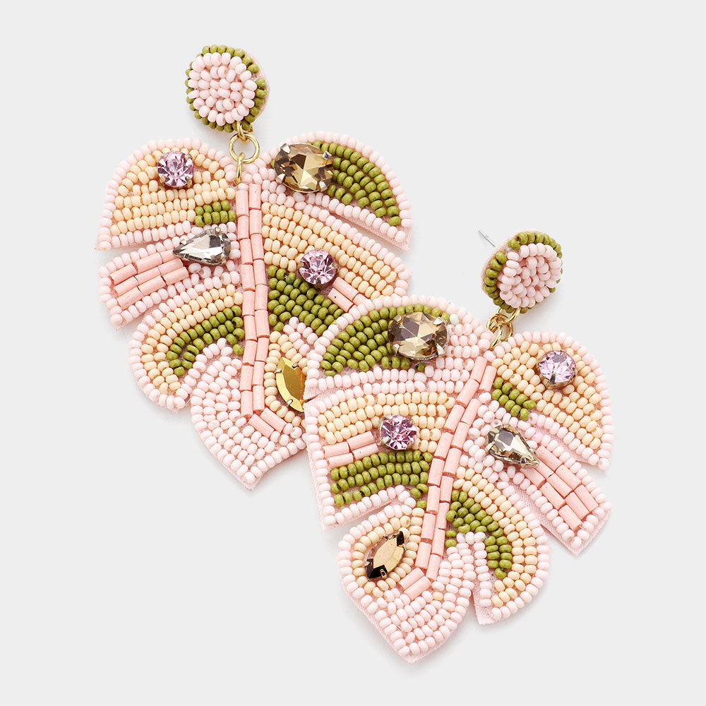 Tropicana Leaf Earrings