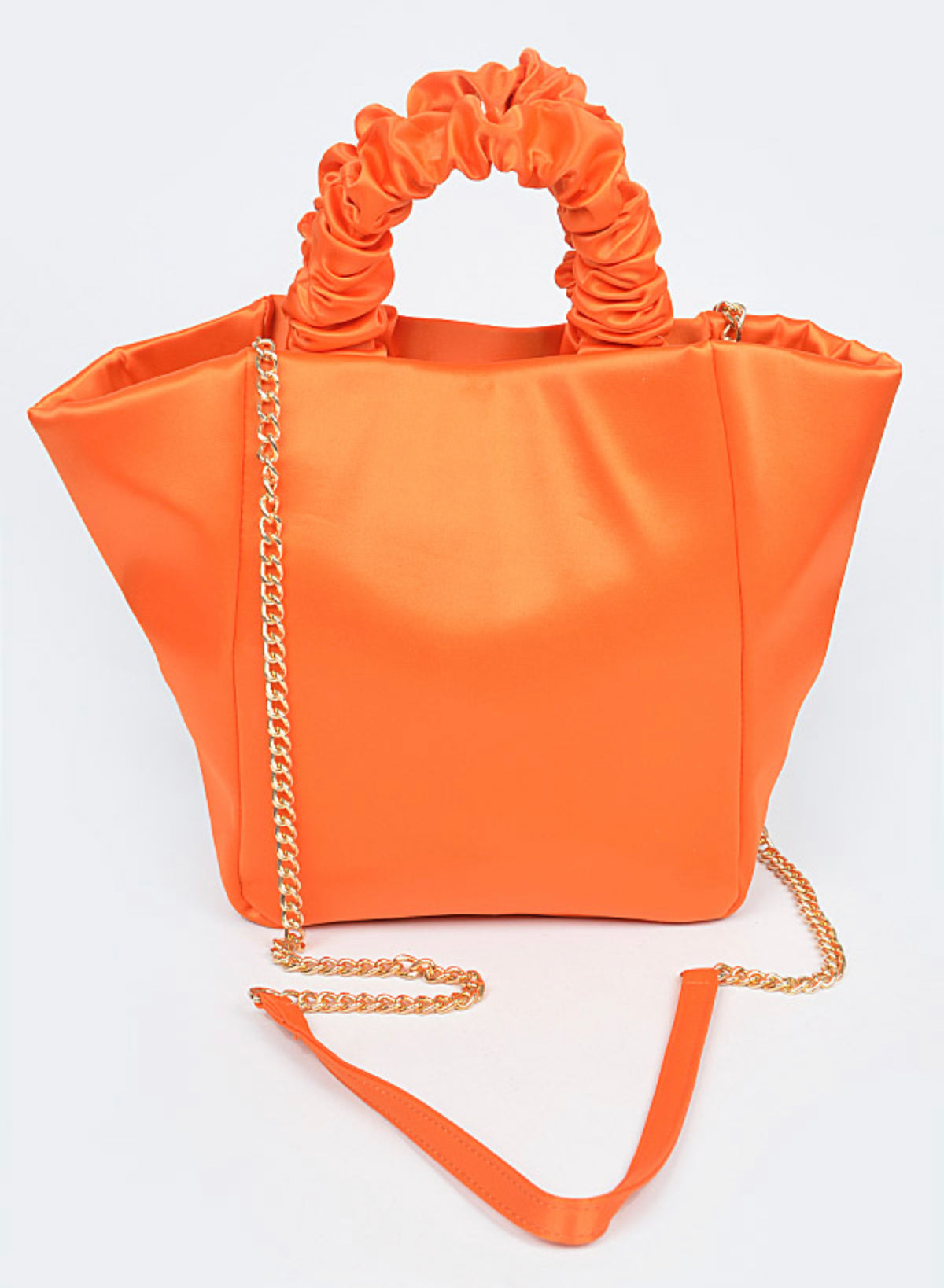 Satin Tote Handbag