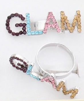 Rhinestone Glam Ring