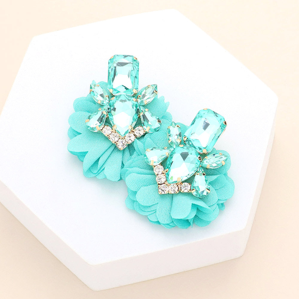 Floral Fashion Stud Earrings