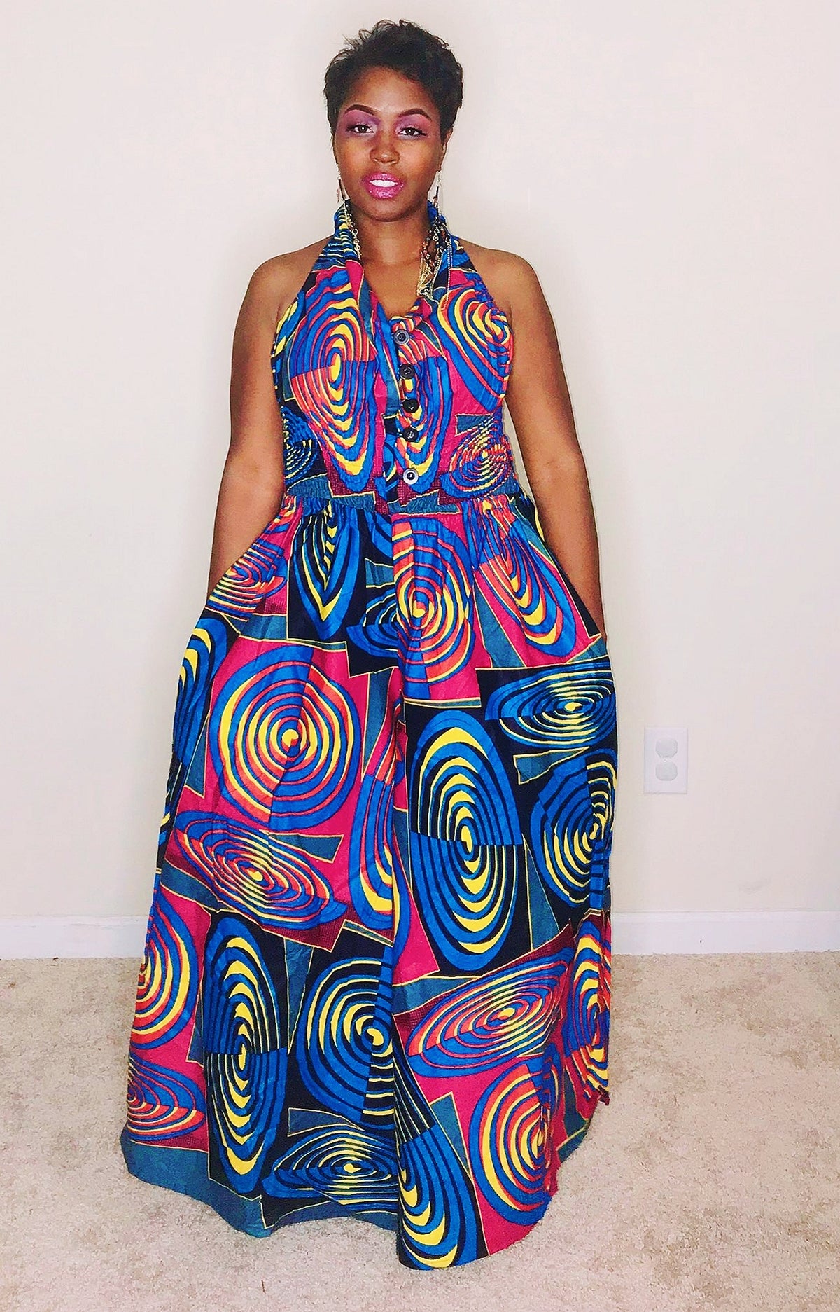 Ashanti Ankara Jumpsuit