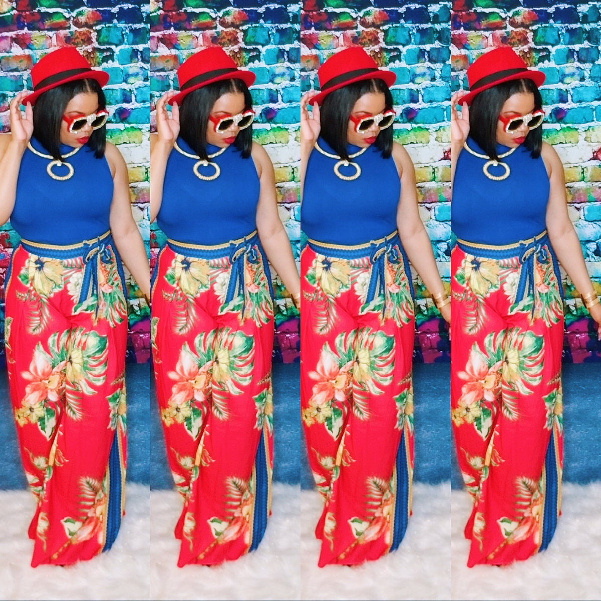 Tropical Palazzo Pants