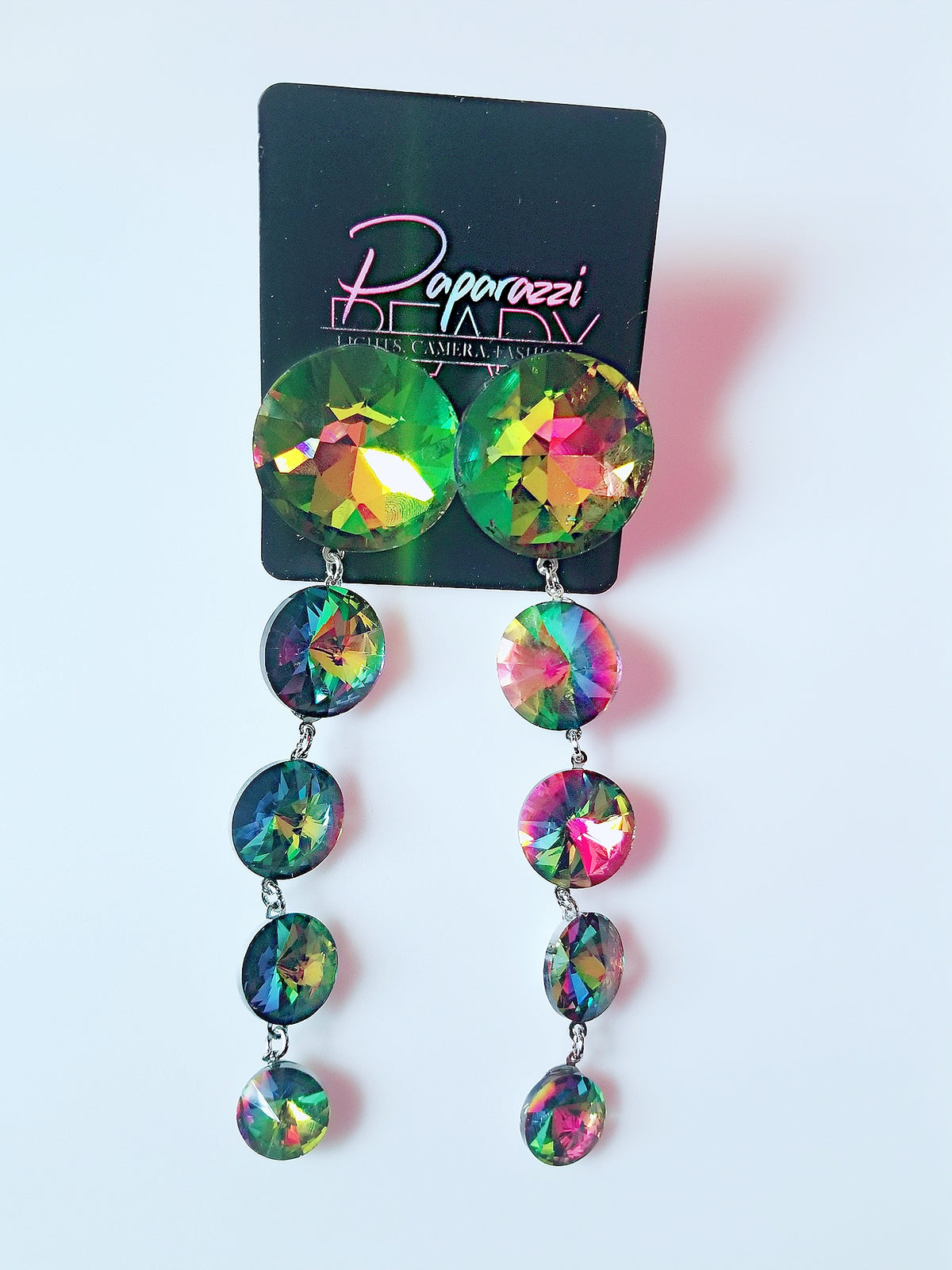 Prismatic Teardrop Earrings