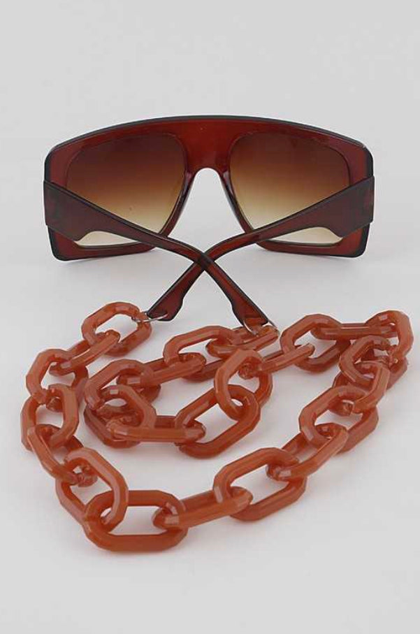 Hot Girl Summer Chain Link Sunglasses