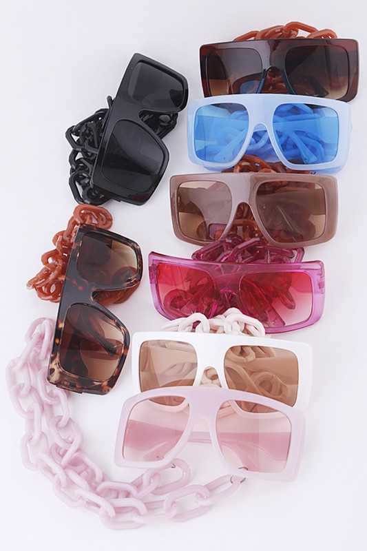 Hot Girl Summer Chain Link Sunglasses