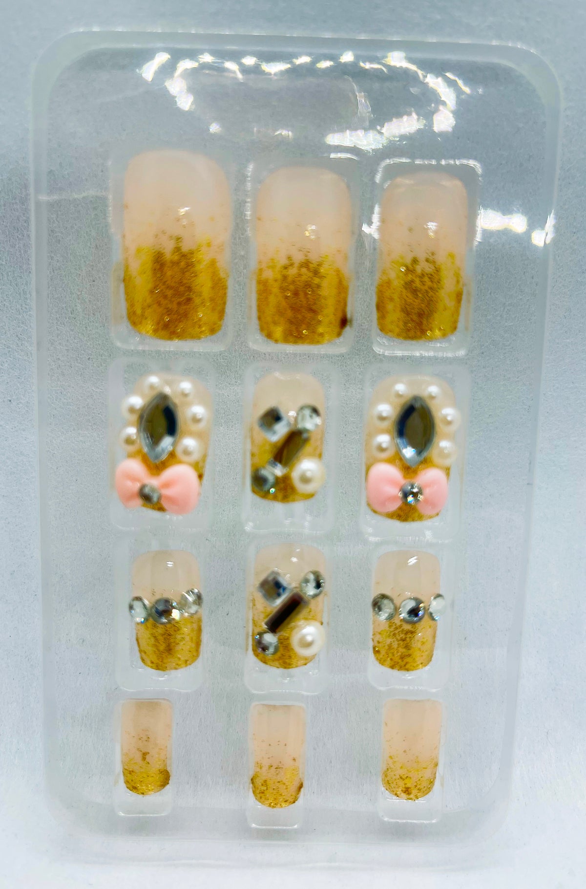 Flower Diamond 5D Nails