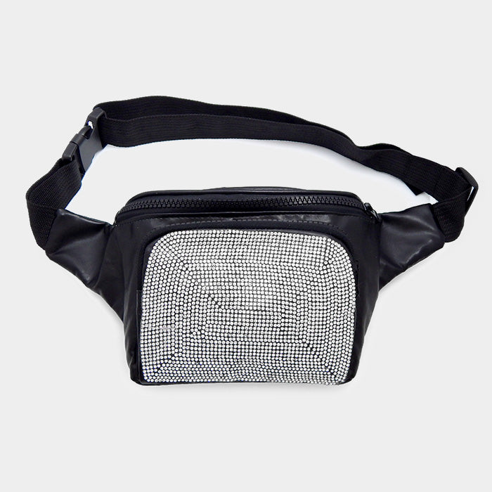 Rhinestone Embellished Fanny Pack