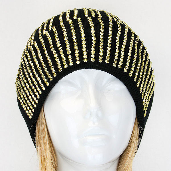 beanie cap, bling hap, bling cap