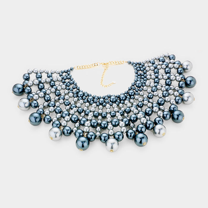 Pearl Armor Necklace Set