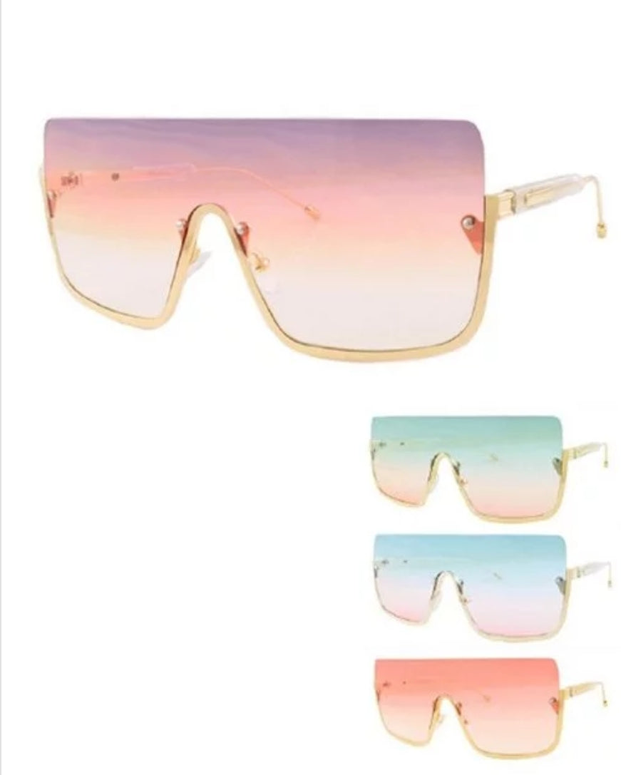 Vivid Colours Ombre Sunglasses