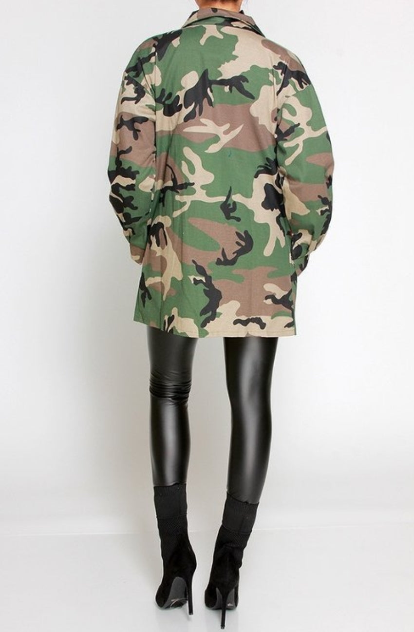 Lip Service Camo Jacket