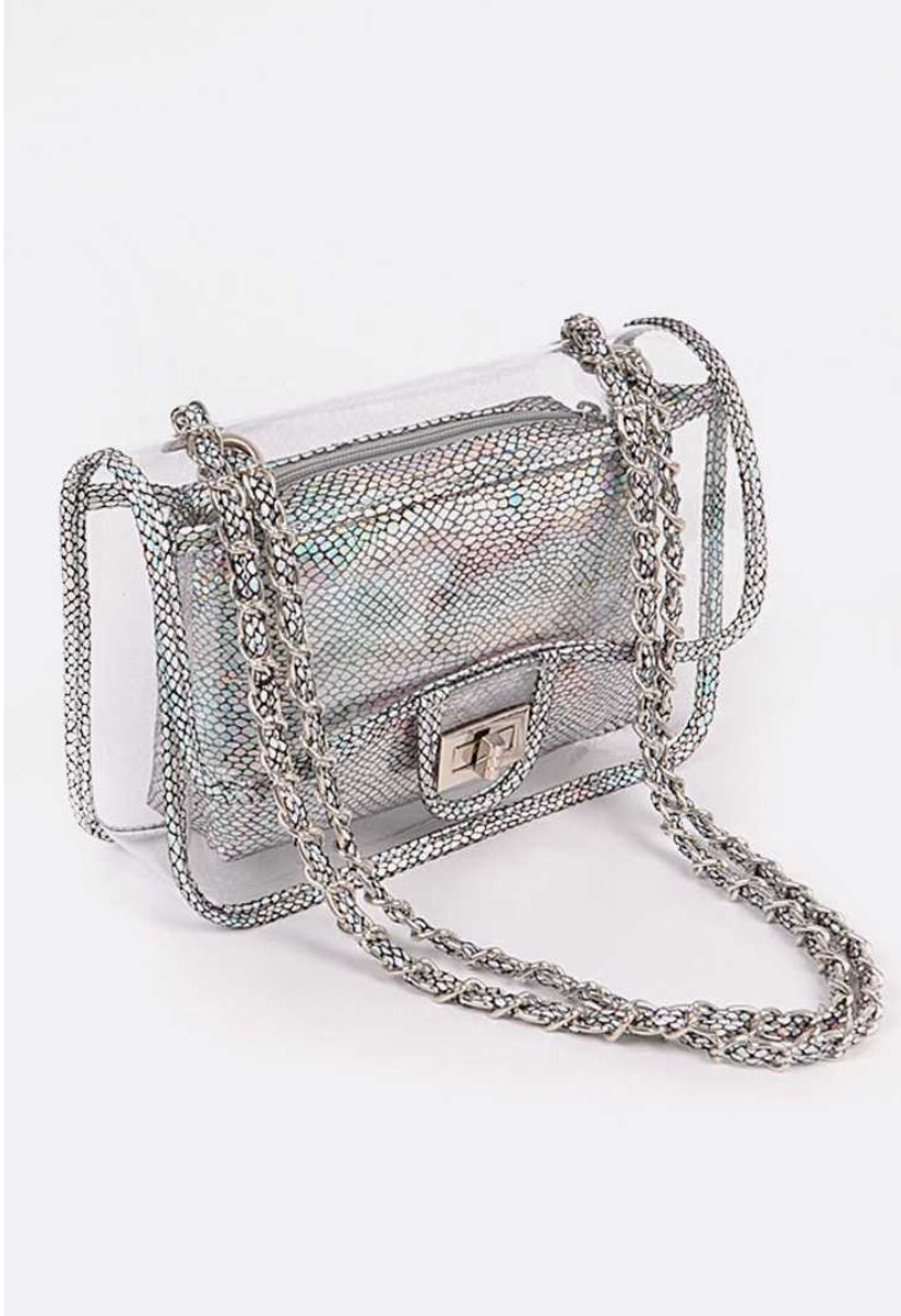 Metallic Ghost Handbag